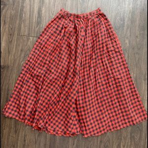 Album by Kenzo rare vintage picnic midi skirt